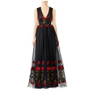 Alcoolique Red Rose Cake Dress Size EU 44 USA 14